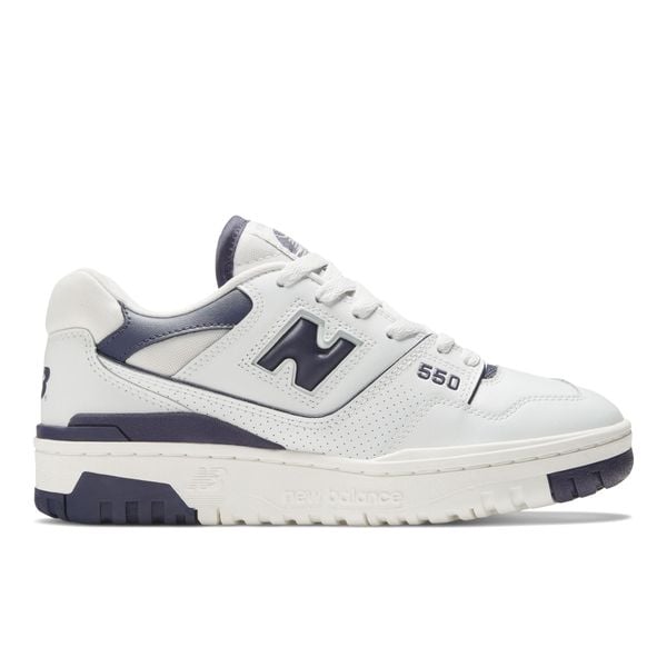  New Balance 550 - White / Dark Navy 