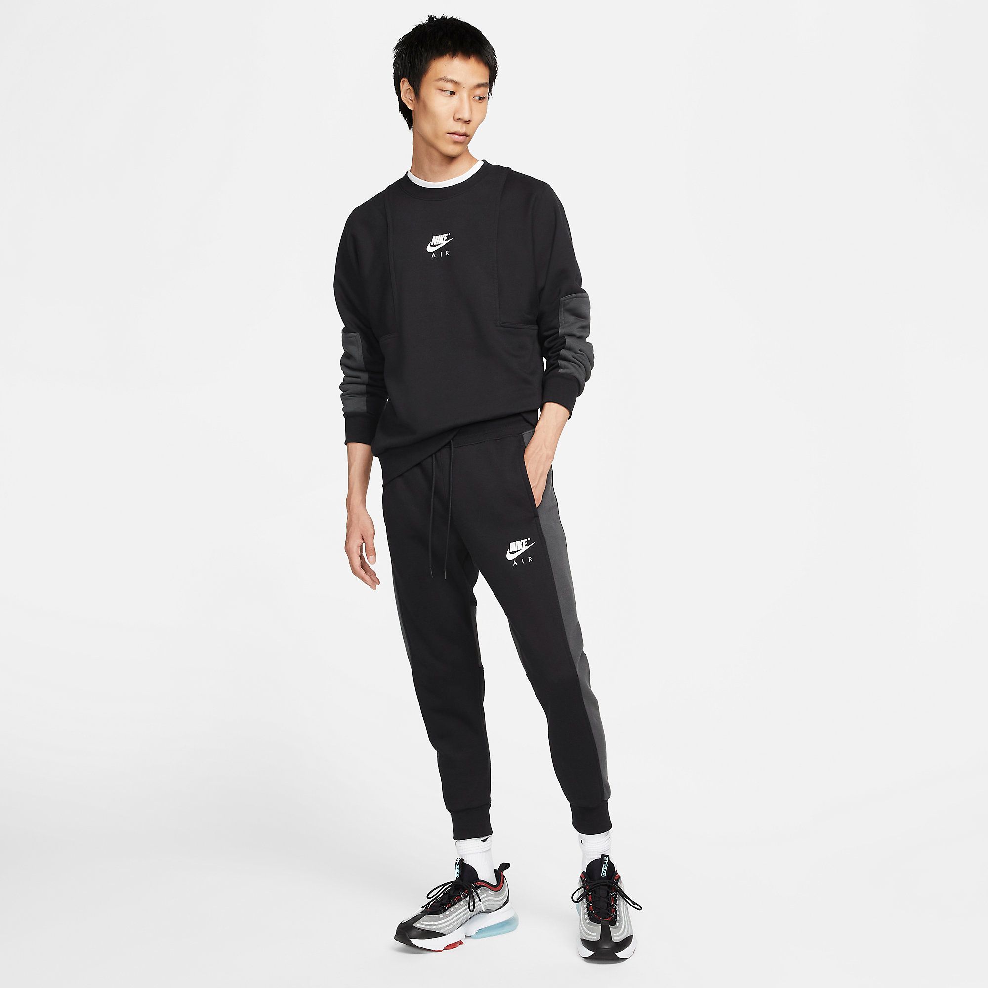  Nike Sportswear Air Fleece Pants - Black 