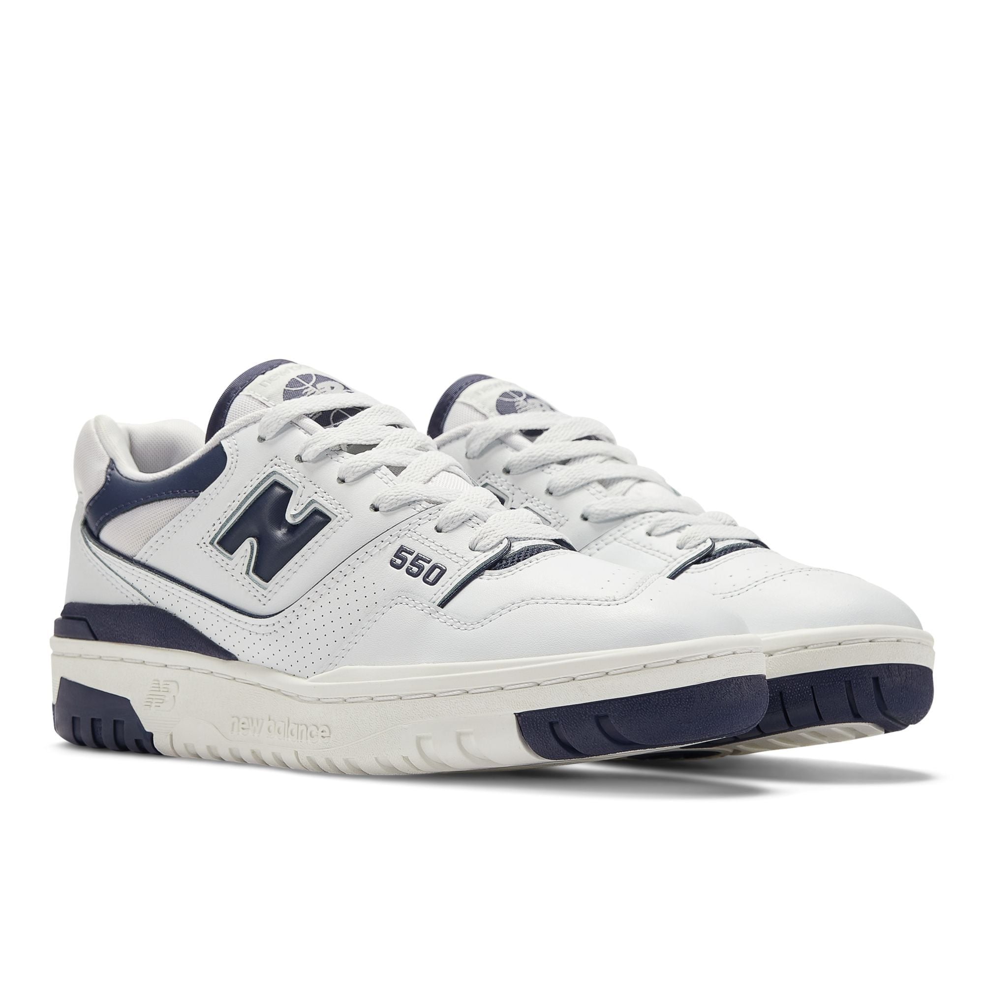  New Balance 550 - White / Dark Navy 