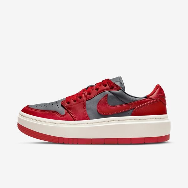  Air Jordan 1 Elevate Low WMNS - Dark Grey / Varsity Red 