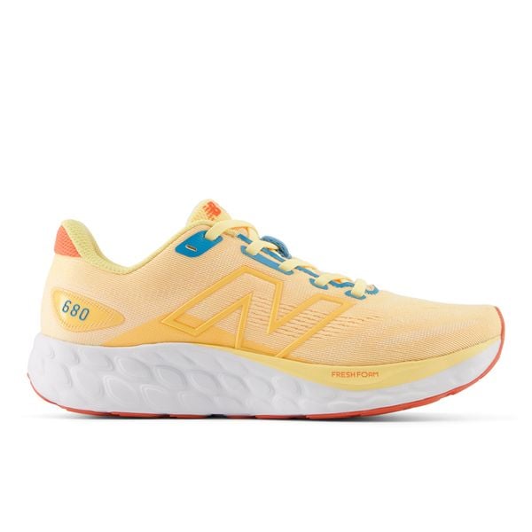  New Balance Fresh Foam 680v8 - White Peach / Coastal Blue 