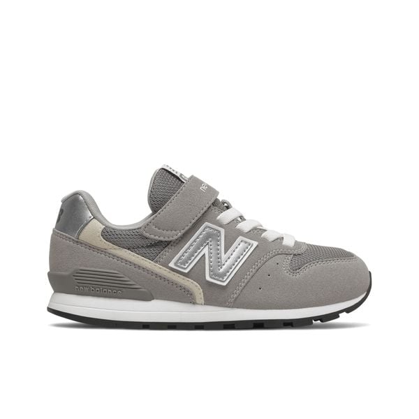  New Balance 996 Kid Bungee Lace With Top Strap - Grey 