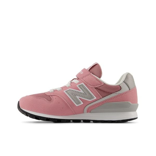  New Balance 996 Kid Bungee Lace With Top Strap - Pink 