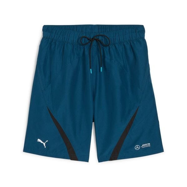  Puma Mercedes-AMG Petronas F1 Motorsport Statement Woven Shorts - Ocean Tropic 