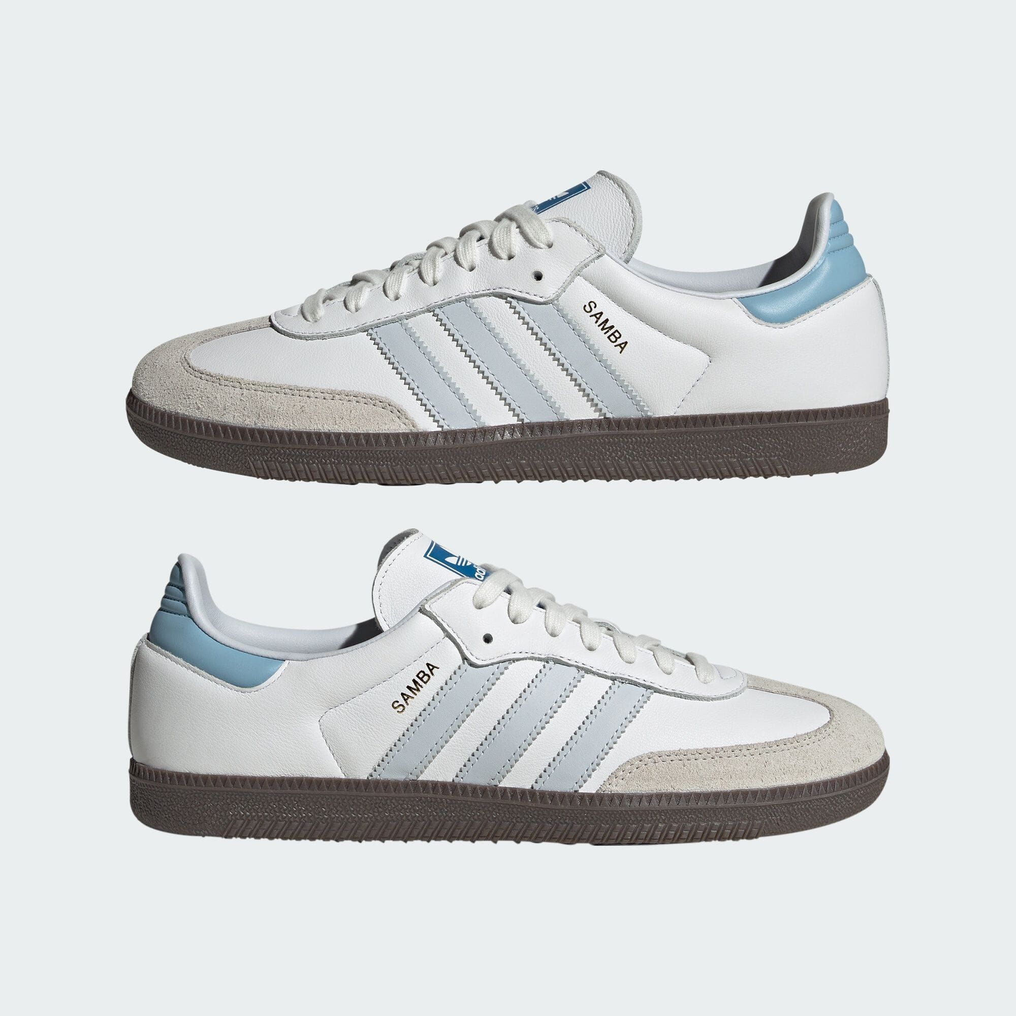 adidas Samba OG - Core White / Halo Blue – Online Sneaker Store