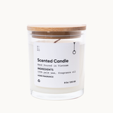  Glass Wooden Lid Candle 230g 