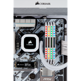  RAM CORSAIR DOMINATOR PLATINUM RGB 16GB (2x8GB) 3200MHz DDR4 - WHITE ( CMT16GX4M2C3200C16W ) 