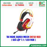  TAI NGHE DAREU MECH EH732 RED ( GIẢ LẬP 7.1 / LED RGB ) 
