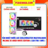  TẢN NHIỆT NƯỚC AIO COOLER MASTER MASTERLIQUID ML360L V2 ARGB WHITE EDITION ( HỖ TRỢ SOCKET LGA1700 / AM5 ) 