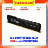  RAM Kingston Fury Beast 16GB (1x16GB) 3200MHz DDR4 