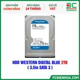 HDD WESTERN DIGITAL BLUE 2TB ( 3.5in SATA3 ) 