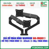  GIÁ ĐỠ MÀN HÌNH ( ARM ) WARRIOR WA-MH0811 ( HỖ TRỢ MÀN HÌNH 13 - 32inch / 2~9Kg MỖI MÀN HÌNH ) 