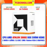  CPU AMD ATHLON 3000G BOX CHÍNH HÃNG ( 2 NHÂN 4 LUỒNG / 3.5 GHz / 5MB / RADEON VEGA 3 GRAPHICS ) 