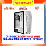  CASE GALAX REVOLUTION-05 WHITE - SẴN 4 FAN RGB ( MID TOWER - REV-05W ) 