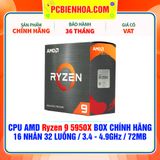  CPU AMD Ryzen 9 5950X BOX CHÍNH HÃNG ( 16 NHÂN 32 LUỒNG / 3.4 - 4.9 GHz / 72MB ) 