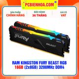  RAM KINGSTON FURY BEAST RGB 16GB (2x8GB) 3200MHz DDR4 ( KF432C16BBAK2/16 ) 