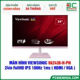  MÀN HÌNH VIEWSONIC VA2436-H-PN MÀU HỒNG - 24in FullHD IPS 100Hz 1ms ( HDMI / VGA ) 