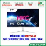  MÀN HÌNH HKC MB27V7-W MÀU TRẮNG - 27in FullHD IPS 100Hz 5ms ( HDMI / VGA ) 