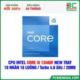  CPU INTEL CORE i5 13400F NEW TRAY - CHƯA KÈM TẢN NHIỆT ( 10 NHÂN 16 LUỒNG / Turbo 4.6 GHz / 20MB ) 