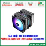  TẢN NHIỆT KHÍ THERMALRIGHT PEERLESS ASSASSIN 120 SE ARGB ( HỖ TRỢ SOCKET LGA1700 / AM5 ) 