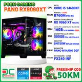  PCBH GAMING PANO CORE i5 14600KF / B760M / RX 9060 XT 16GB / 16GB DDR5 / 500GB 