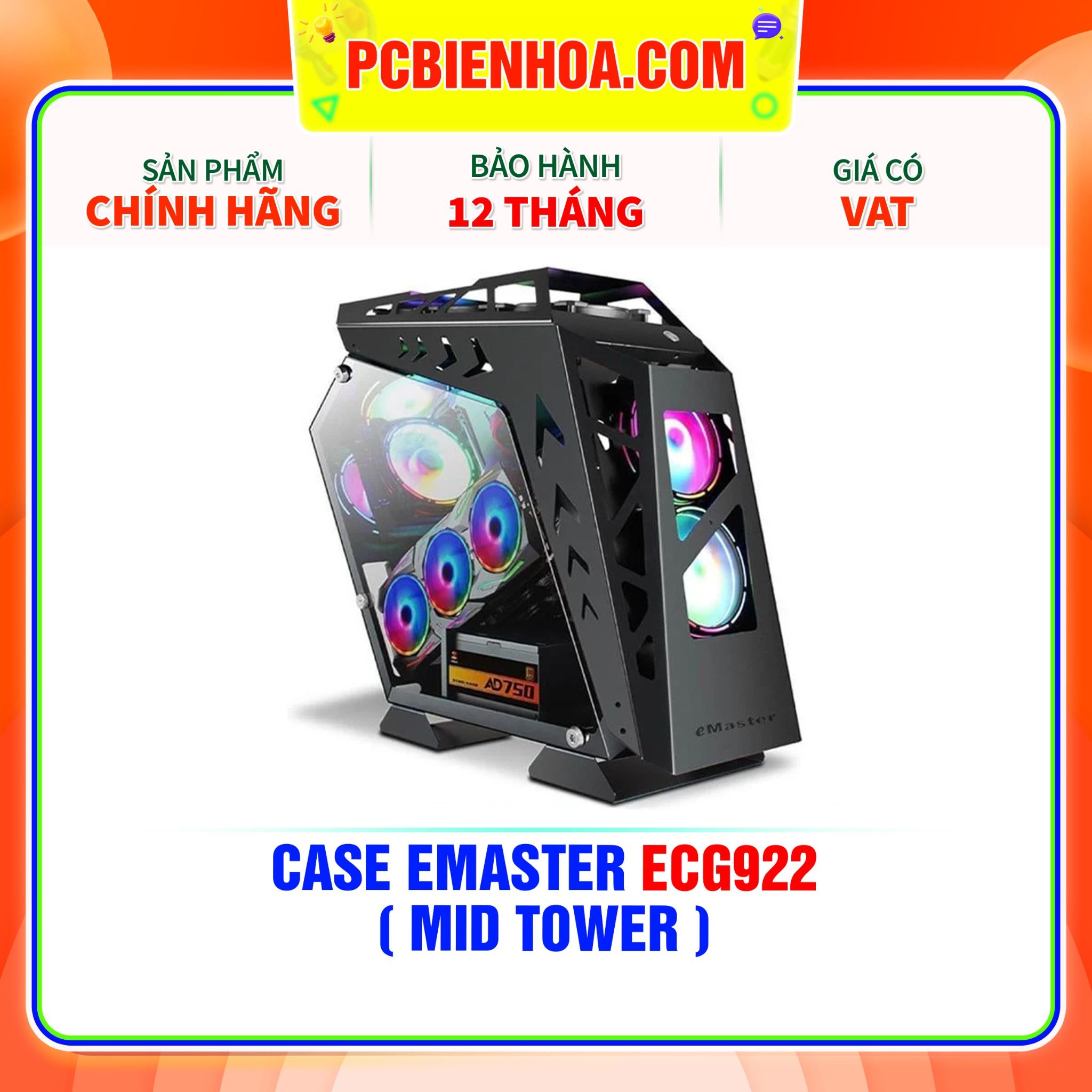  CASE EMASTER ECG922 ( MID TOWER ) 