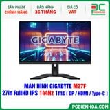  MÀN HÌNH GIGABYTE M27F - 27in FullHD IPS 144Hz 1ms ( DP / HDMI / USB Type-C ) 