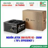  NGUỒN JETEK 350 ELITE V2 - 350W ( 78% EFFICIENCY ) 