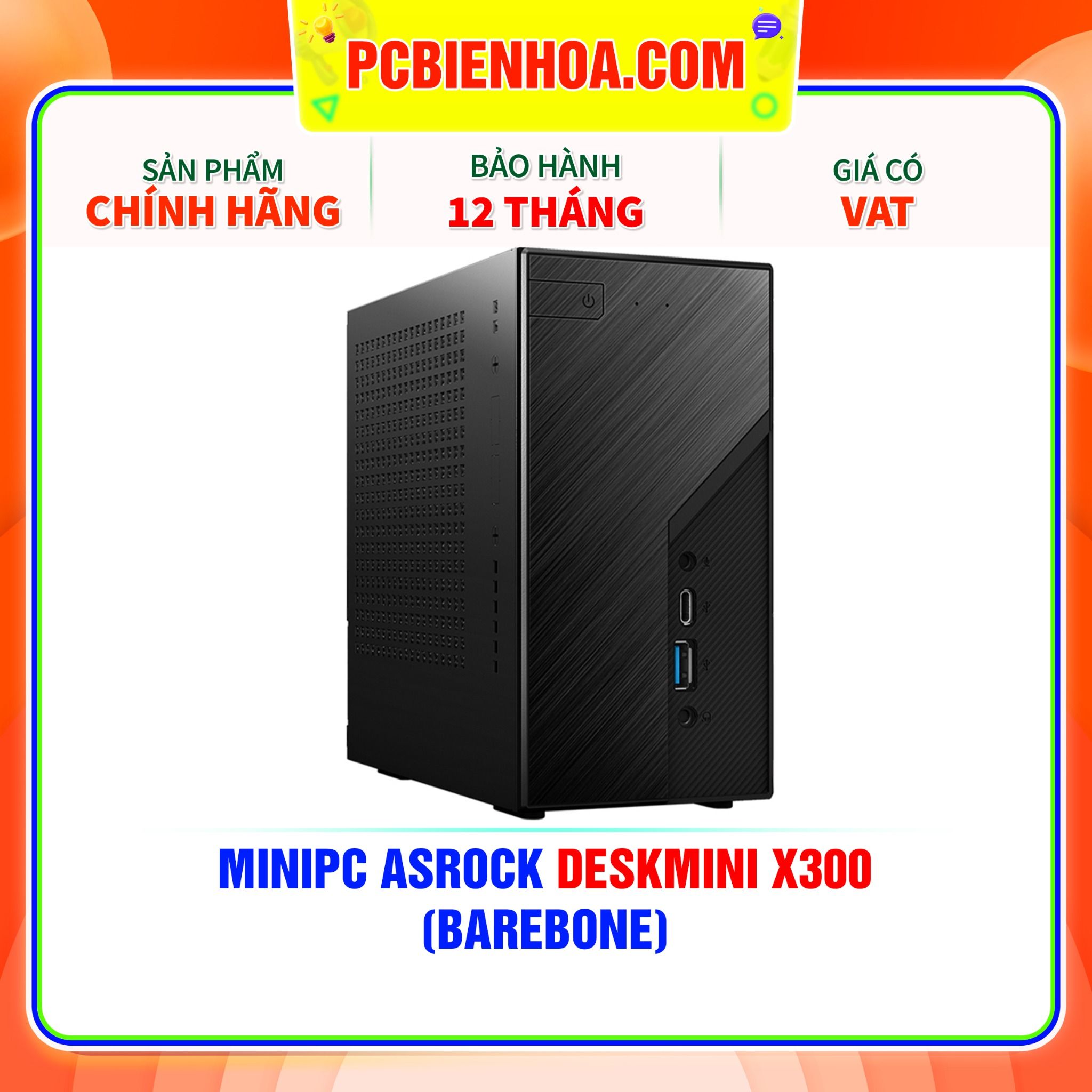  MINIPC ASROCK DESKMINI X300 (BAREBONE) 