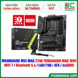  DDR5 - MAINBOARD MSI MAG Z790 TOMAHAWK MAX WIFI ( WIFI 7 / Bluetooth 5.4 / LGA1700 / ATX / 4xDDR5 ) 