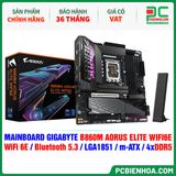  DDR5 - MAINBOARD GIGABYTE B860M AORUS ELITE WIFI6E ( WiFi 6E / Bluetooth 5.3 / LGA1851 / m-ATX / 4xDDR5 ) 