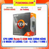  CPU AMD Ryzen 5 4500 BOX CHÍNH HÃNG ( 6 NHÂN 12 LUỒNG / 3.6 - 4.1 GHz / 11MB ) 