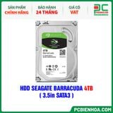  HDD SEAGATE BARRACUDA 4TB ( 3.5in SATA3 ) 