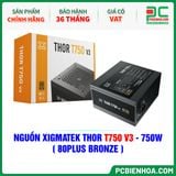  NGUỒN XIGMATEK THOR T750 V3 - 750W ( 80PLUS BRONZE - EN43130 ) 