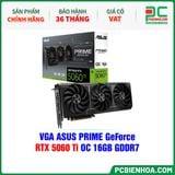  VGA ASUS PRIME GeForce RTX 5060 Ti OC 16GB GDDR7 (PRIME-RTX5060TI-O16G) 