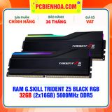  RAM G.SKILL TRIDENT Z5 BLACK RGB 32GB (2x16GB) 5600MHz DDR5 (F5-5600J4040C16GX2-TZ5RK) 