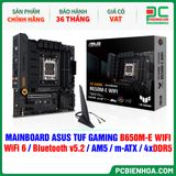  DDR5 - MAINBOARD ASUS TUF GAMING B650M-E WIFI ( WiFi 6 / Bluetooth v5.2 / AM5 / m-ATX / 4xDDR5 ) 