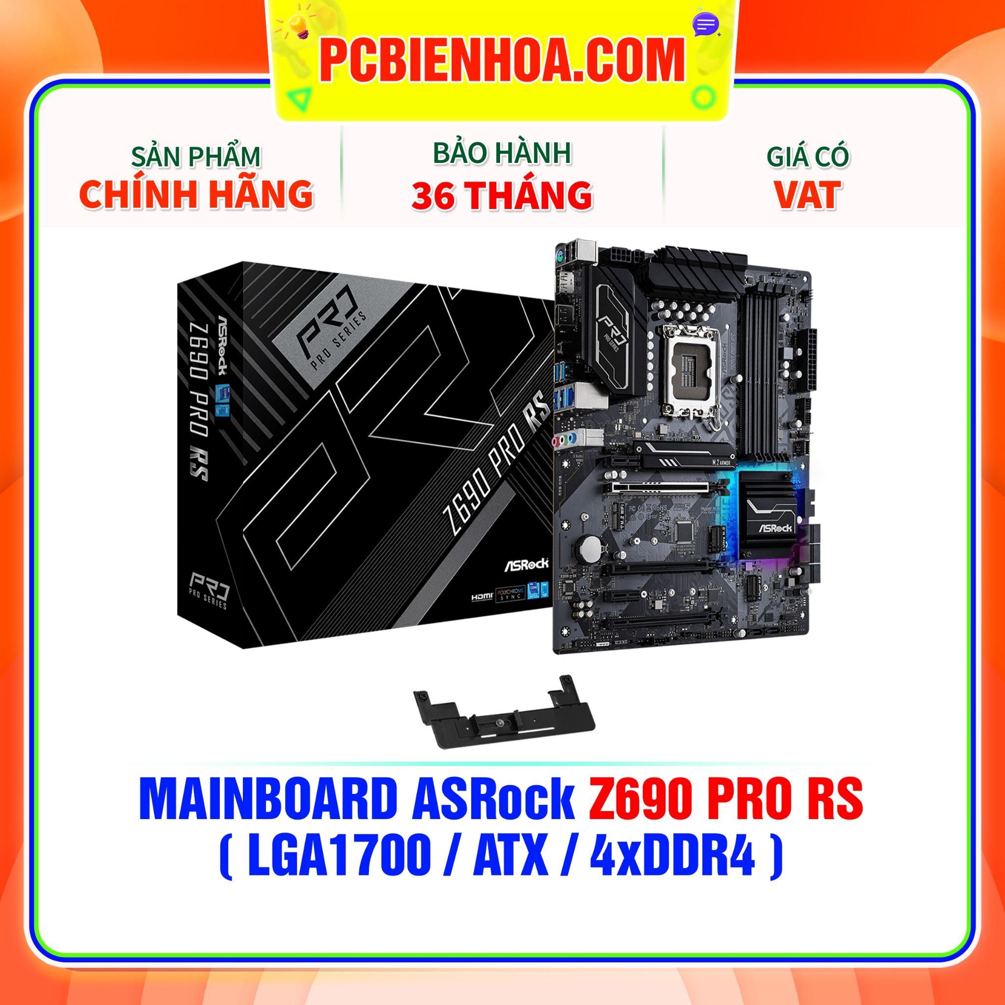  MAINBOARD ASRock Z690 Pro RS ( LGA1700 / ATX / 4xDDR4 ) 