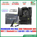  DDR5 - MAINBOARD MSI MAG Z890 TOMAHAWK WIFI ( WiFi 7 / Bluetooth 5.4 / LGA1851 / ATX / 4xDDR5 ) 