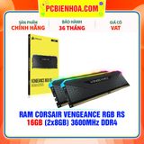  RAM CORSAIR VENGEANCE RGB RS 16GB (2x8GB) 3600MHz DDR4 (CMG16GX4M2D3600C18) 