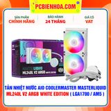  TẢN NHIỆT NƯỚC AIO COOLERMASTER MASTERLIQUID ML240L V2 ARGB WHITE EDITION ( HỖ TRỢ SOCKET LGA1700 ) 