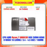  CPU AMD Ryzen 7 5800X3D BOX CHÍNH HÃNG ( 8 NHÂN 16 LUỒNG / 3.4 - 4.5 GHz / 100MB ) 
