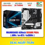  MAINBOARD ASRock B550M PRO4 ( AM4 / m-ATX / 4xDDR4 ) 