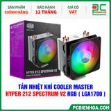  TẢN NHIỆT KHÍ COOLER MASTER HYPER 212 SPECTRUM V2 LED RGB ( HỖ TRỢ SOCKET LGA1700 ) 