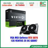 VGA MSI GeForce RTX 5070 12G VENTUS 2X OC GDDR7 