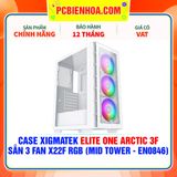  CASE XIGMATEK ELITE ONE ARCTIC 3F - SẴN 3 FAN X22F RGB ( MID TOWER - EN0846 ) 