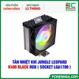  TẢN NHIỆT KHÍ JUNGLE LEOPARD K400 BLACK RGB ( HỖ TRỢ SOCKET LGA1700 ) 