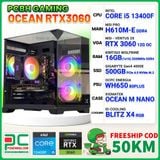 PCBH GAMING OCEAN CORE i5 13400F / H610M / RTX 3060 12GB / 16GB / 500GB 