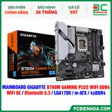  MAINBOARD GIGABYTE B760M GAMING PLUS WIFI DDR4 ( WiFi 6 / Bluetooth 5.3 / LGA1700 / m-ATX / 4xDDR4 ) 