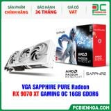  VGA SAPPHIRE PURE Radeon RX 9070 XT GAMING OC 16GB GDDR6 (11348-02-20G) 
